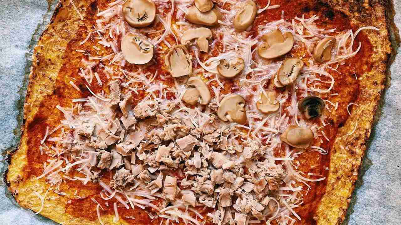 Recipe You Will Fit - Cauliflower pizza