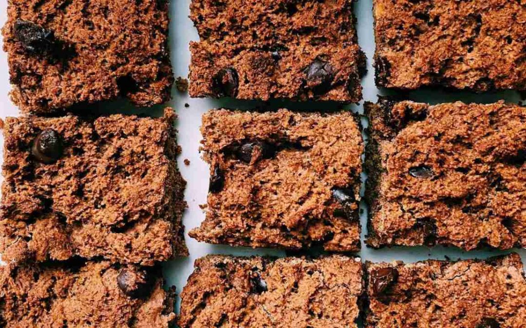 Chocolate and Peanut Butter Blondies