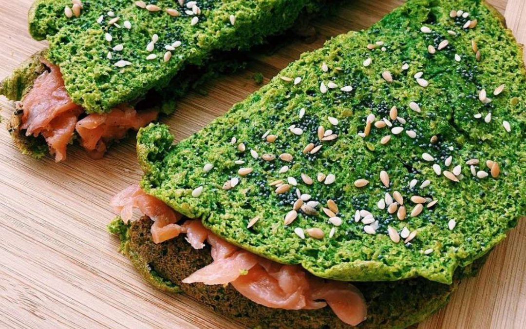 Spinach Bread In The Pan: Quick and Healthy Recipe