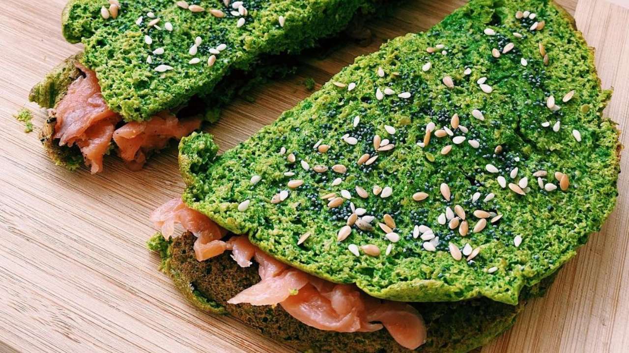 Recipe You Will Fit - Spinach bread in the pan