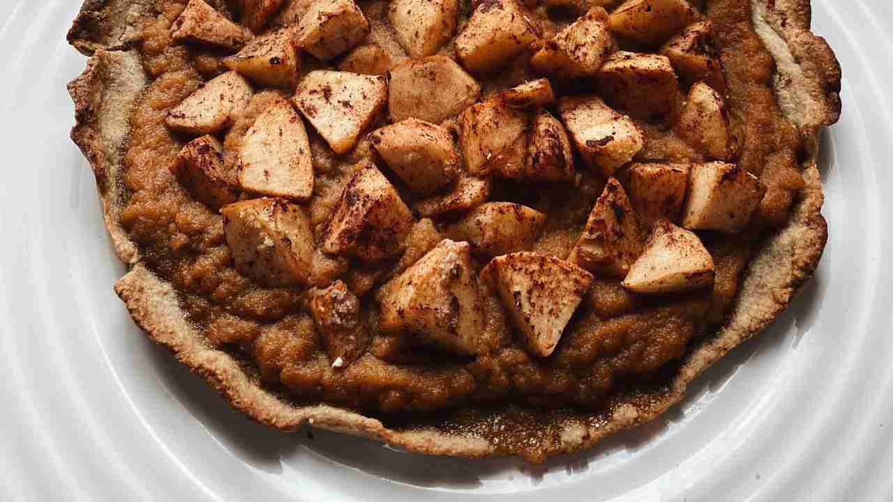 Recipe youwillfit - Apple Pie with Oat Flakes and Coconut Oil