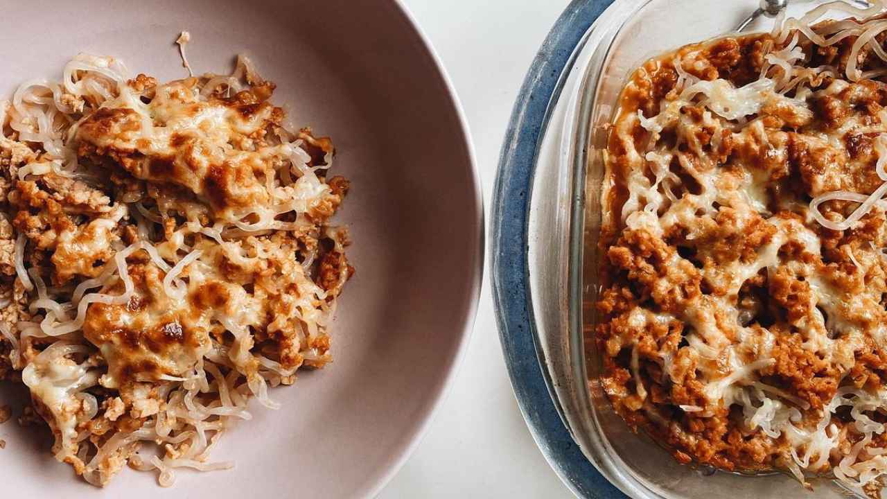 Recipe youwillfit - Soy Bolognese in the oven
